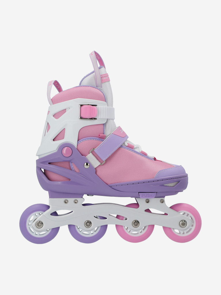 Набор детский: роликовые коньки, шлем, комплект защиты Reaction Rainbow