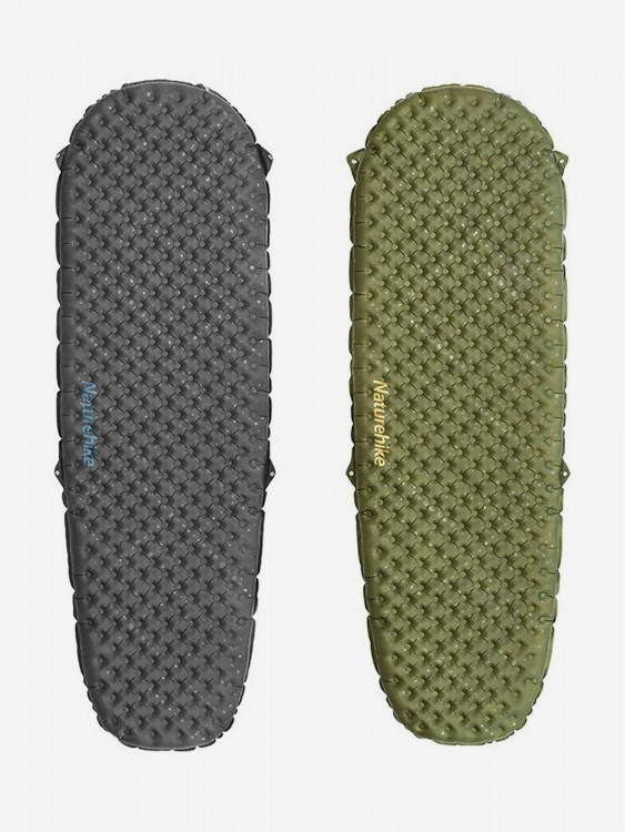 Коврик надувной Naturehike 183х64х7 см, зеленый