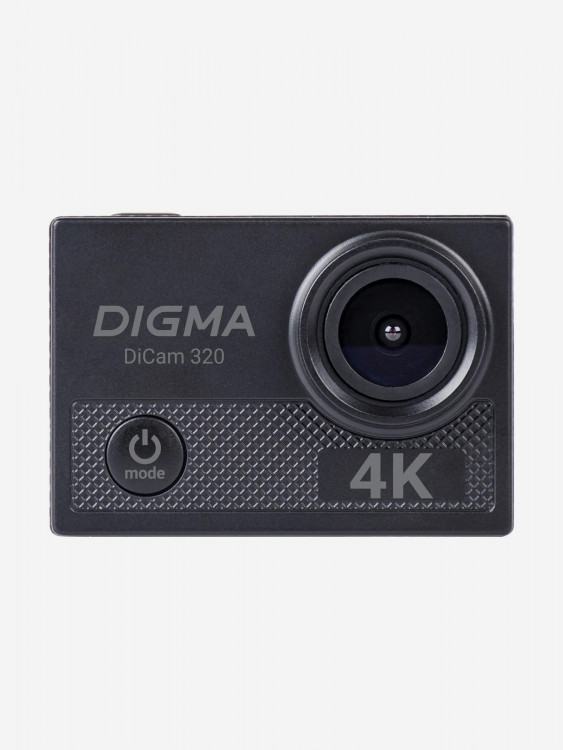 Экшн-камера Digma DiCam 320 4K, WiFi, черный, dc320