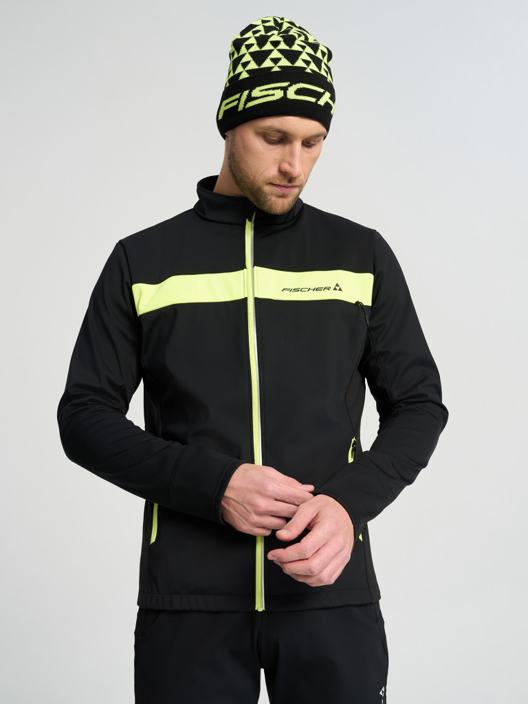 Куртка для беговых лыж мужская Fischer Softshell Warm