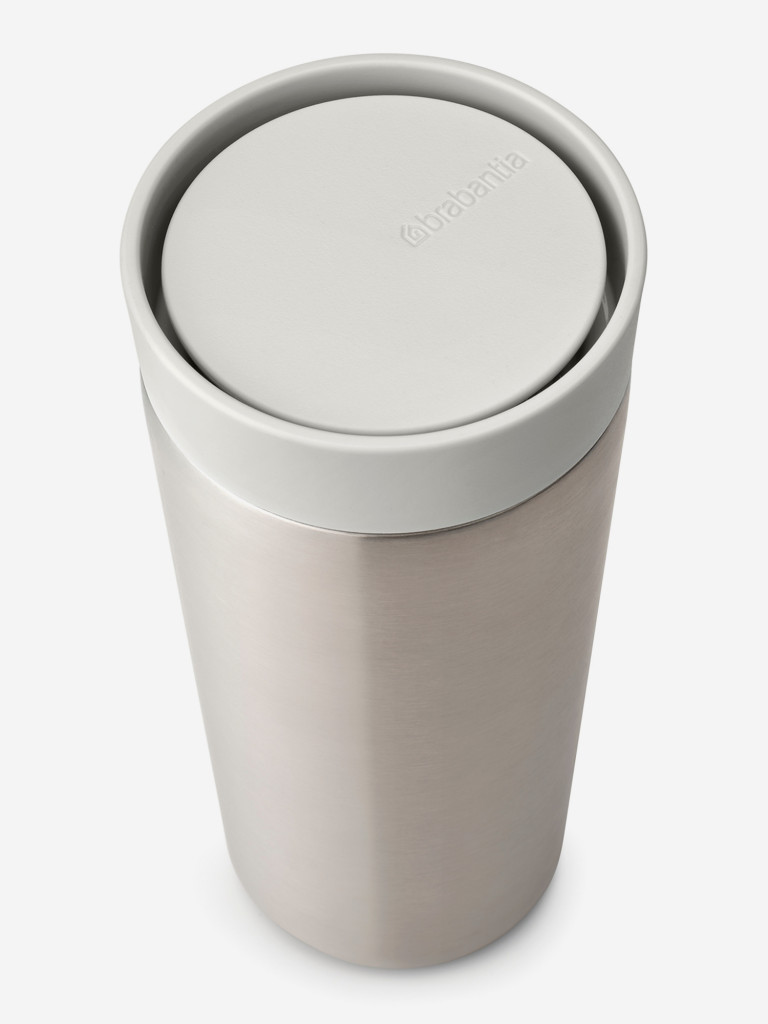 Термокружка Brabantia "Make&Take" 360мл светло-серый 228704