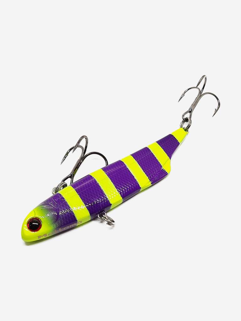Воблер Mottomo Blade VIB 82S 21g Violet Chartreuse