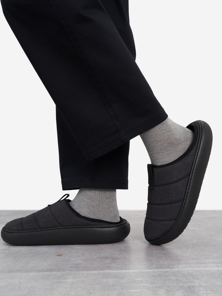 Слипоны утепленные мужские Crocs Classic Sueded Moc