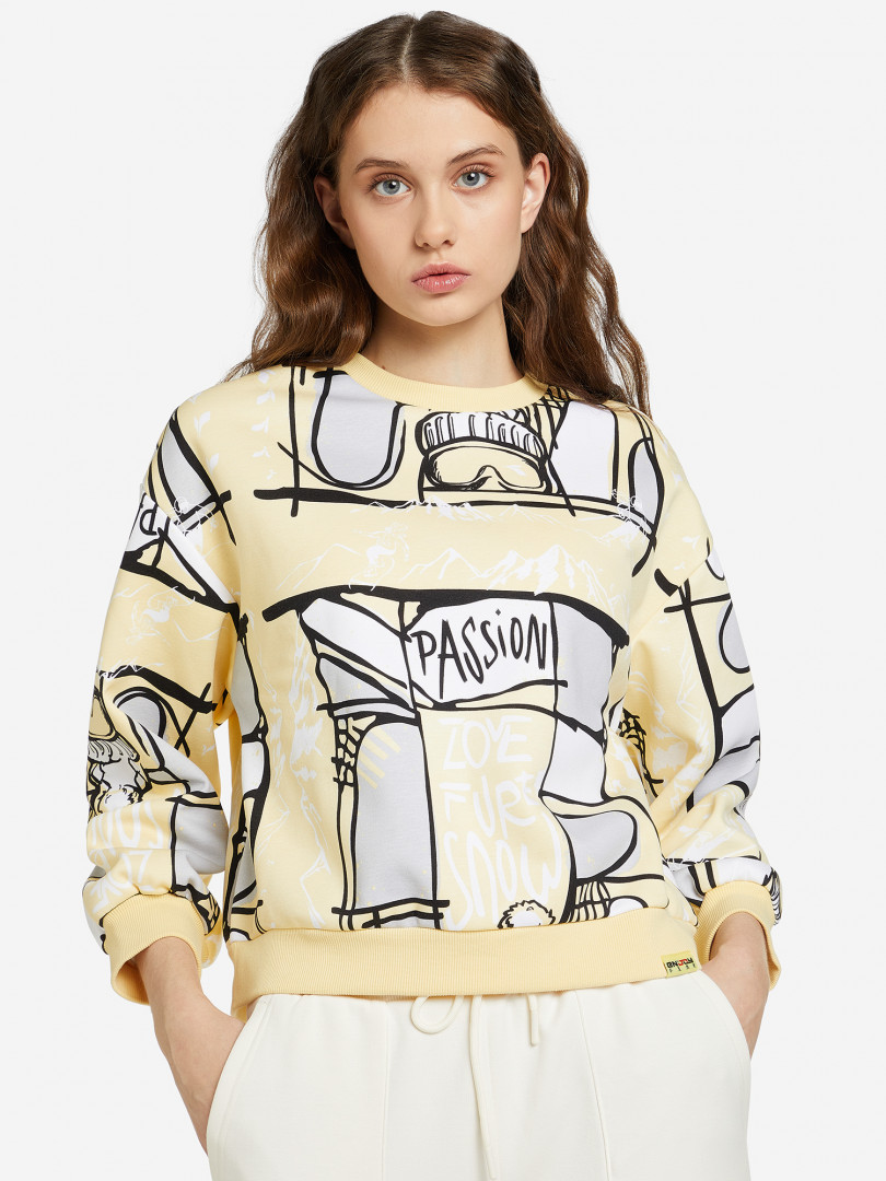 Свитшот женский 361 Turtleneck Желтый 2649₽