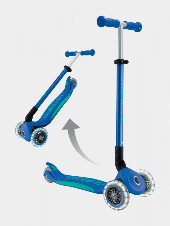 Самокат Globber PRIMO FOLDABLE PLUS LIGHTS V2