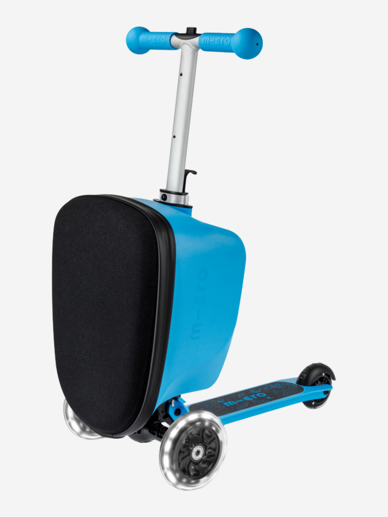 Чемокат для детей Micro Luggage Junior LED с наклейками