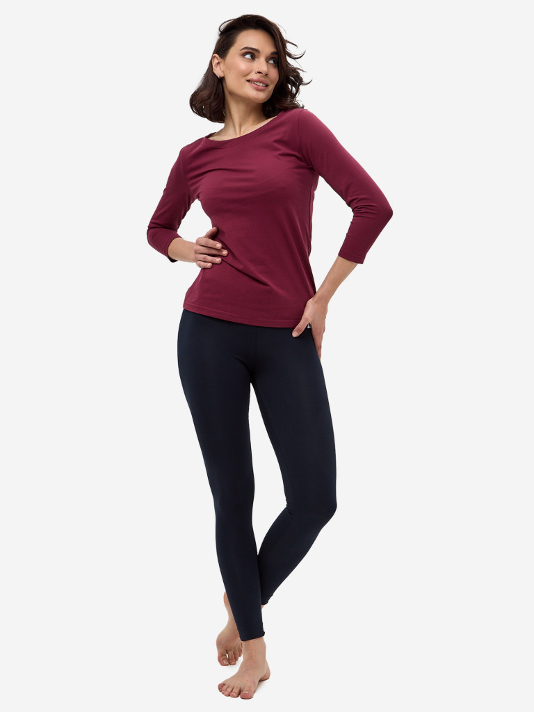 Лонгслив бордовый женский ANGAMI