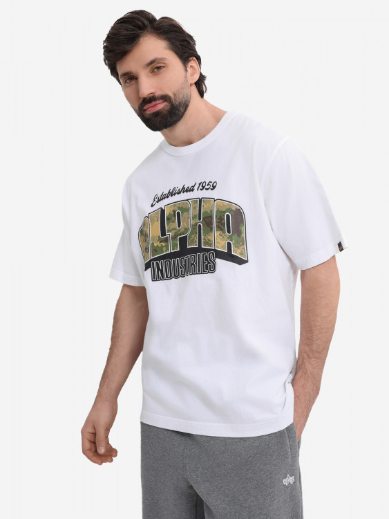 Футболка Camo Logo Alpha Industries