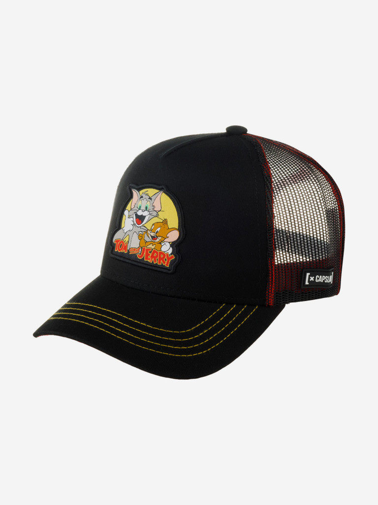 Бейсболка с сеточкой CAPSLAB CL/TAJ1/1/CAS/TJ1 Tom and Jerry Friends (черный)
