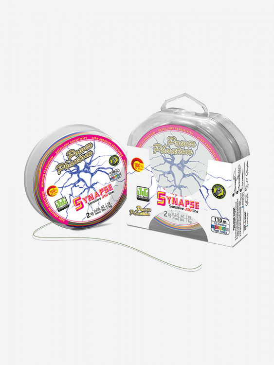 Шнур для рыбалки Power Phantom Synapse PE 110m, мультиколор #1,5 (15,9кг), 0,2mm
