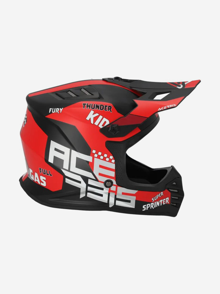 Мотошлем детский кроссовый Acerbis PROFILE JUNIOR Black/Red