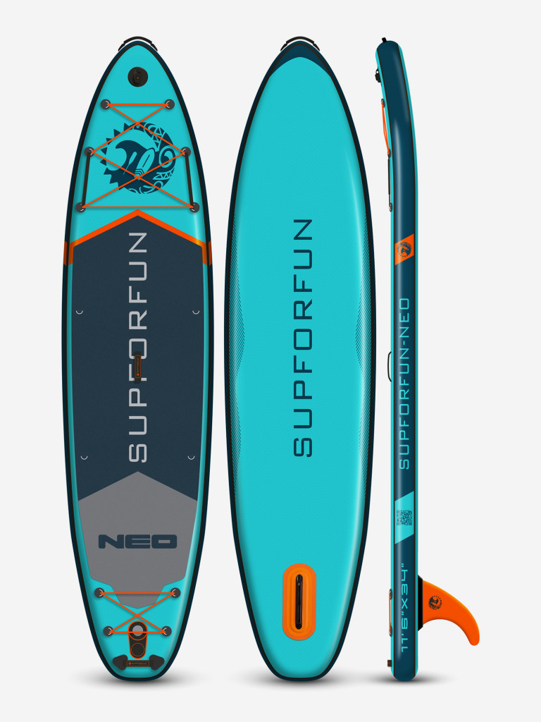 Cап борд надувной SUPFORFUN NEO 11.6 351х86х15 в максимальной комплектации.