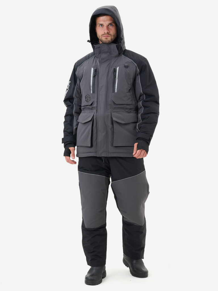 Костюм Tritongear "Солид про" -45 Таслан, Серо-Черный