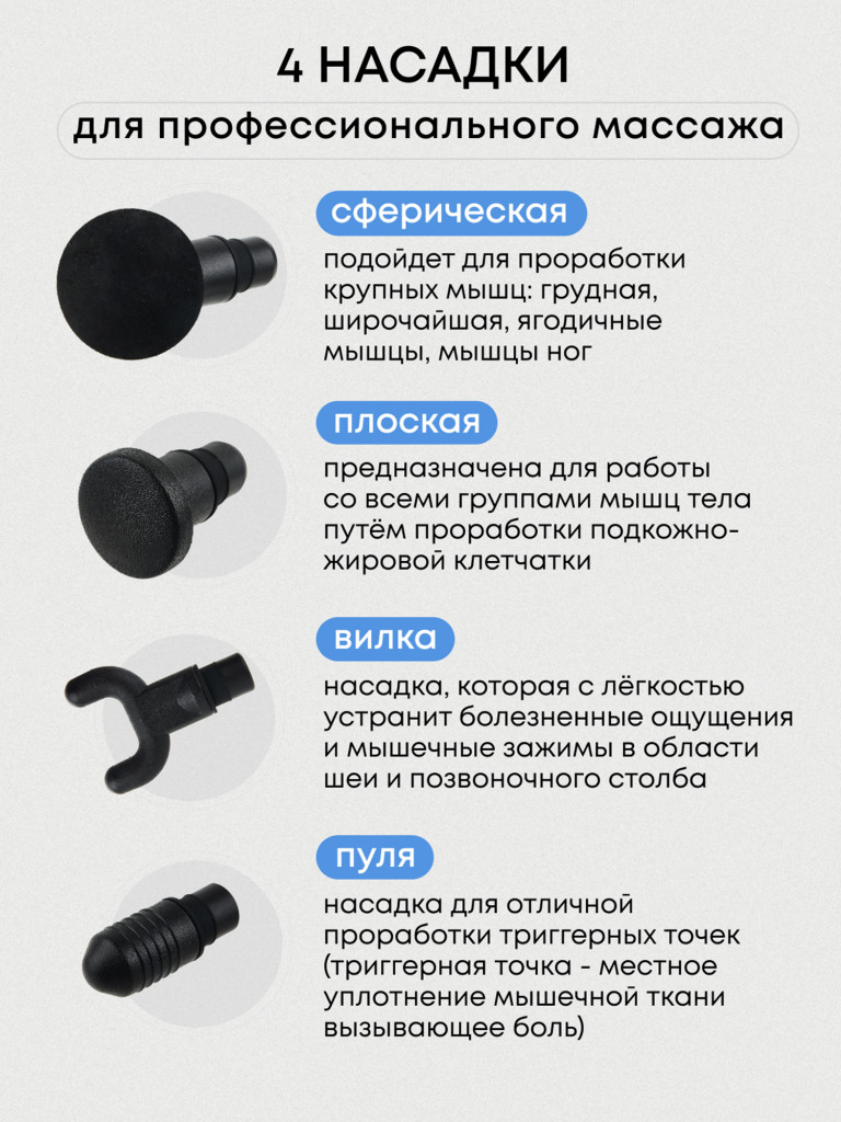 Перкуссионный массажер VINP