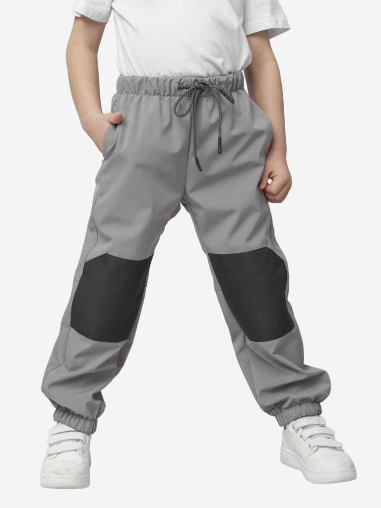 Брюки софтшелл для девочки batik серый