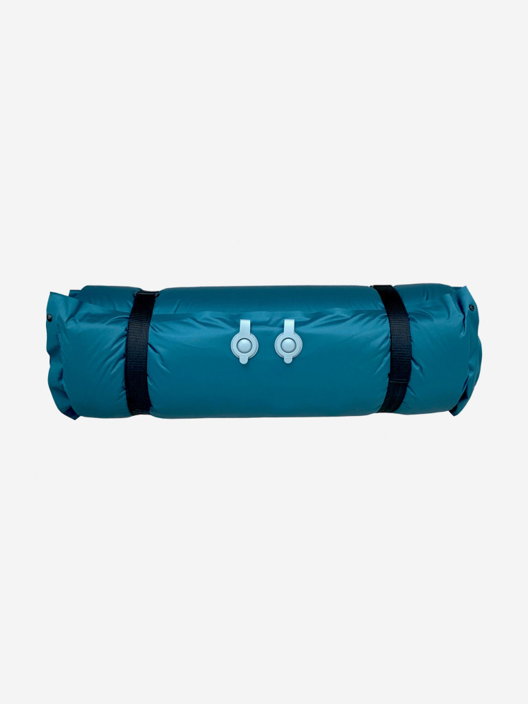 Самонадувающиеся коврик QUICK BEST MAT, серо-синий,192х66х9 см