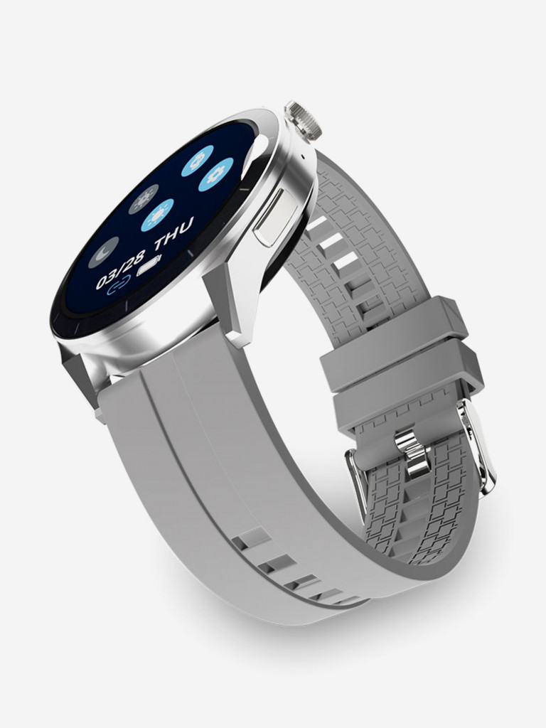 Умные наручные смарт часы CGWatch Round, фитнес браслет для женщин и мужчин CaseGuru