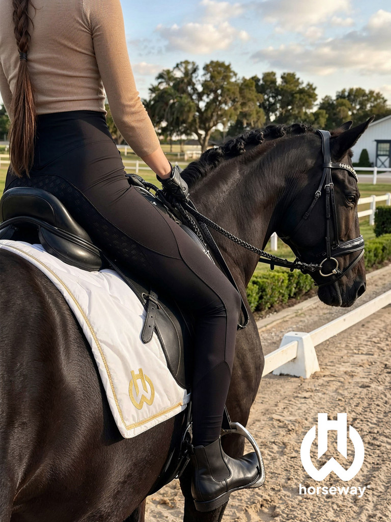 Бриджи для верховой езды летние с силиконовой леей женские HorseWay Sprint
