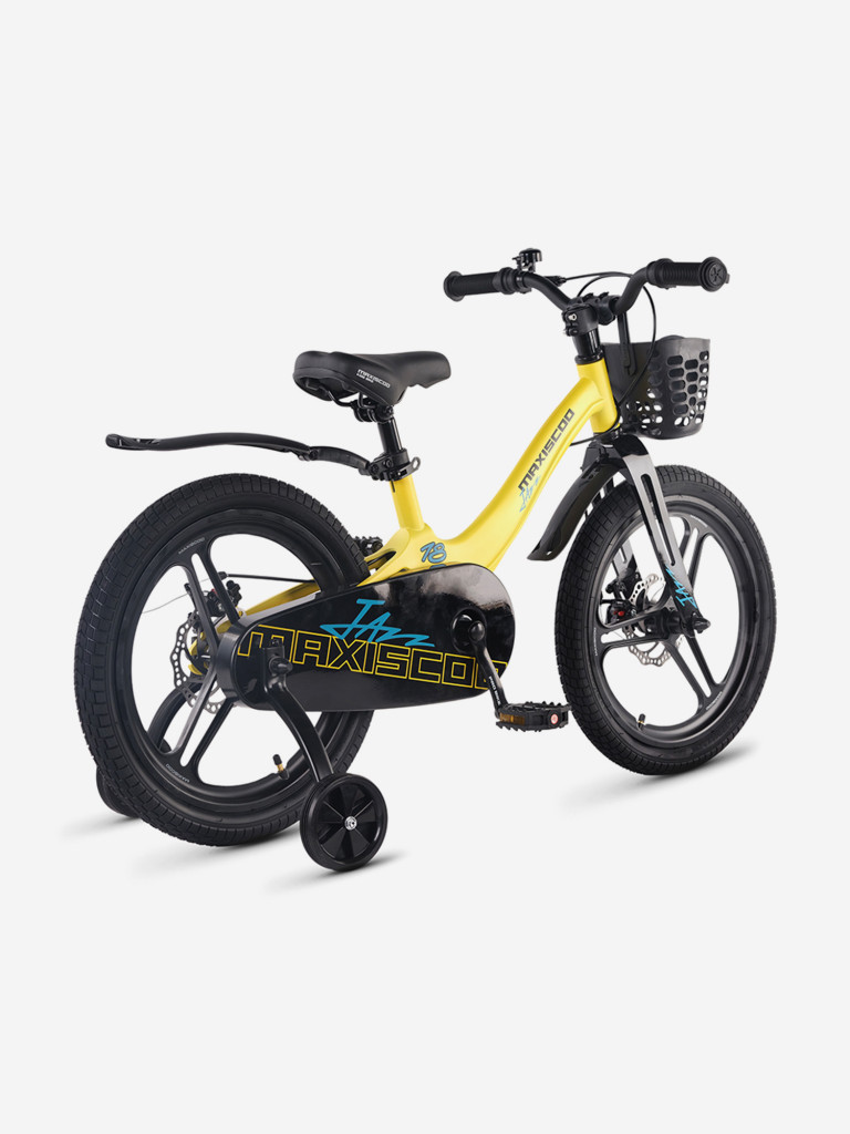 Велосипед детский Maxiscoo JAZZ PRO 18'', желтый матовый, 2026