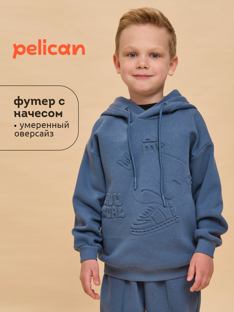 Толстовка, худи для мальчиков Pelican