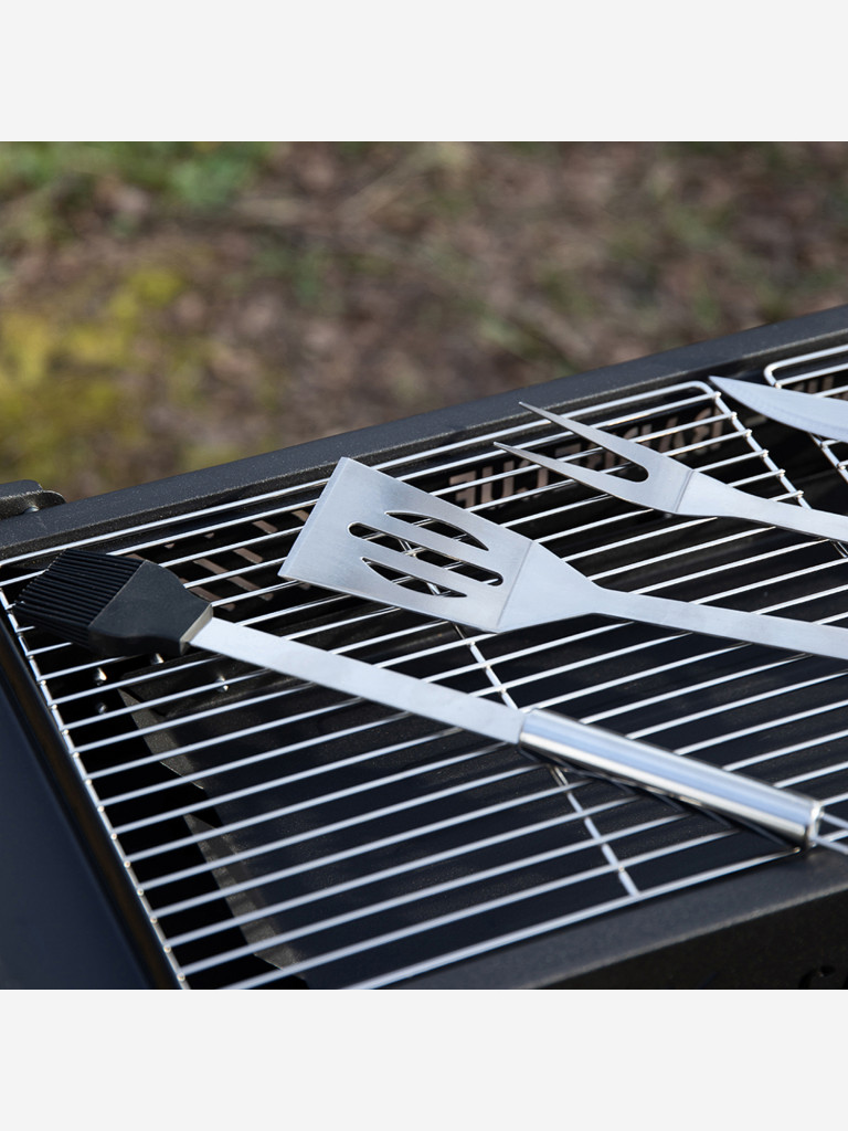 GRILLBOOM Набор для гриля 5 в 1, нерж. сталь 420/410, в защитном чехле