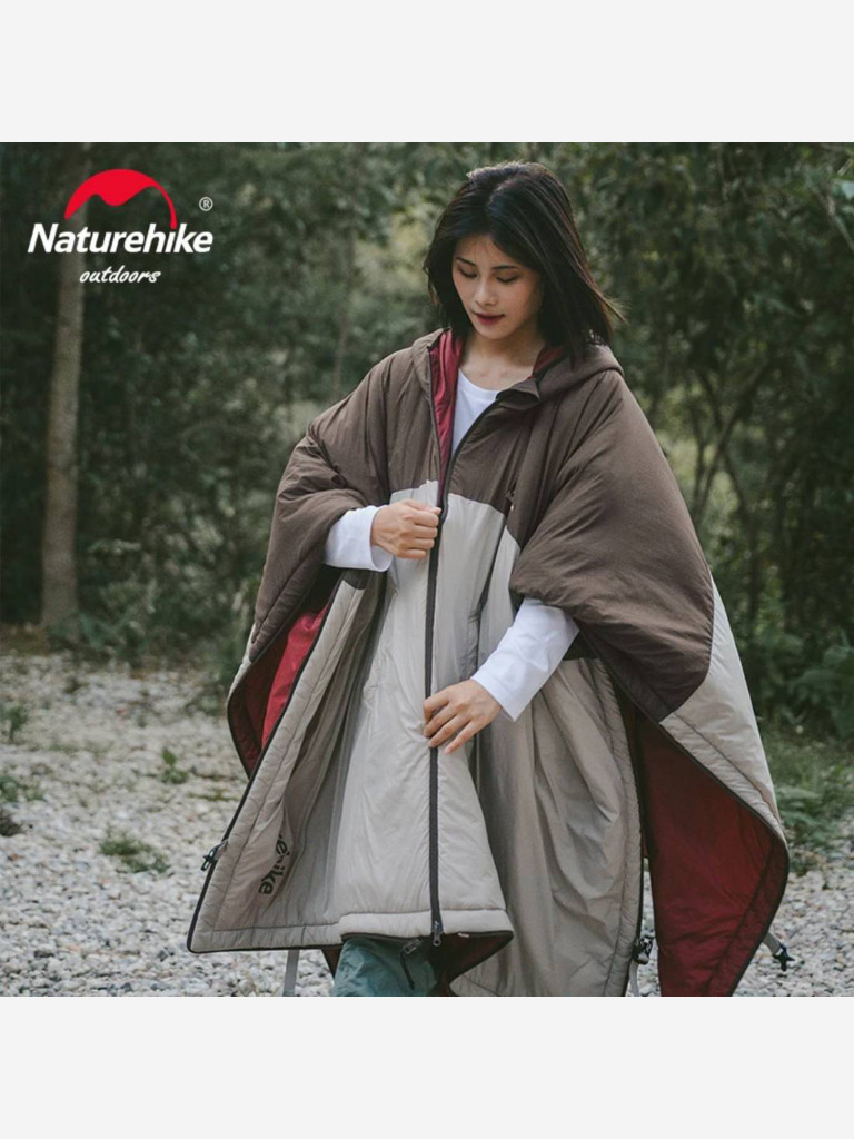 Спальный мешок-пончо Naturehike Multi-Purpose Cloak Sleeping Bag CNK2300SD019 Красный
