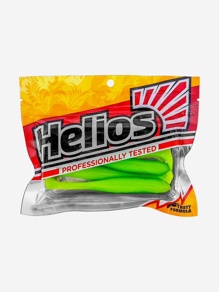 Мягкая приманка Helios Jumbo, 4,95'' / 12,5 см, Lime, 5 шт (HS-7-008)