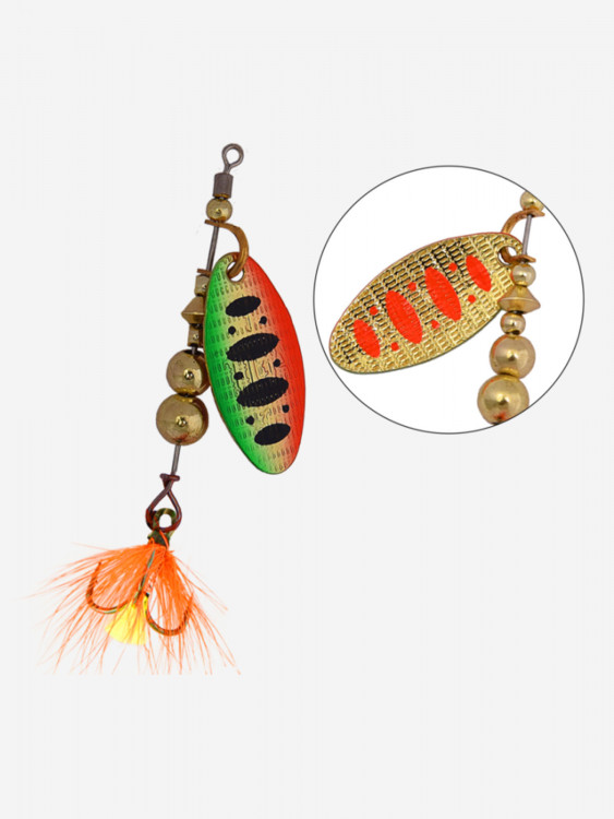 Блесна для рыбалки вращающаяся LureMax Tiga 5гр.