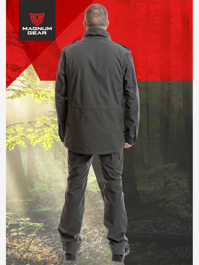 Куртка для рыбалки мужская MAGNUM GEAR FLAGMAN графит