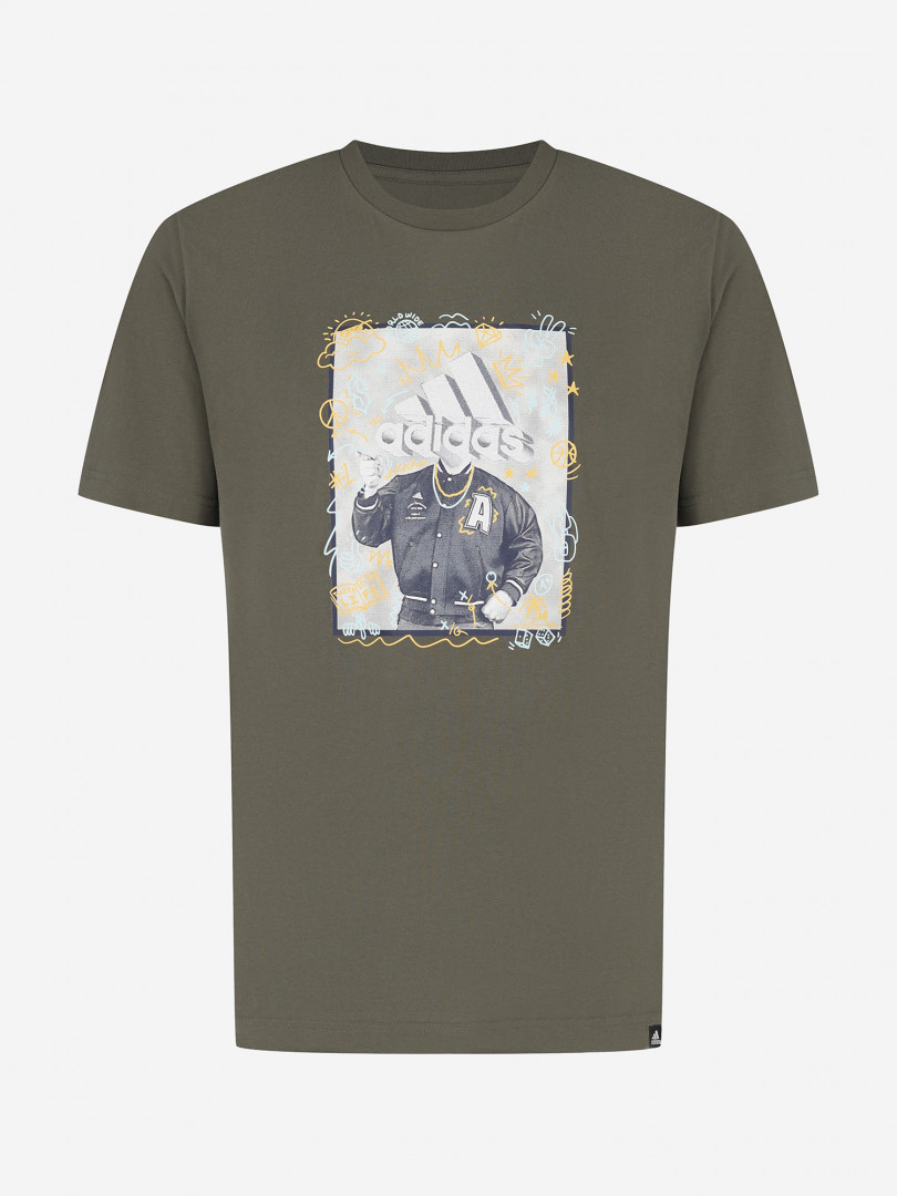 Футболка мужская adidas Doodle Зеленый 2349₽