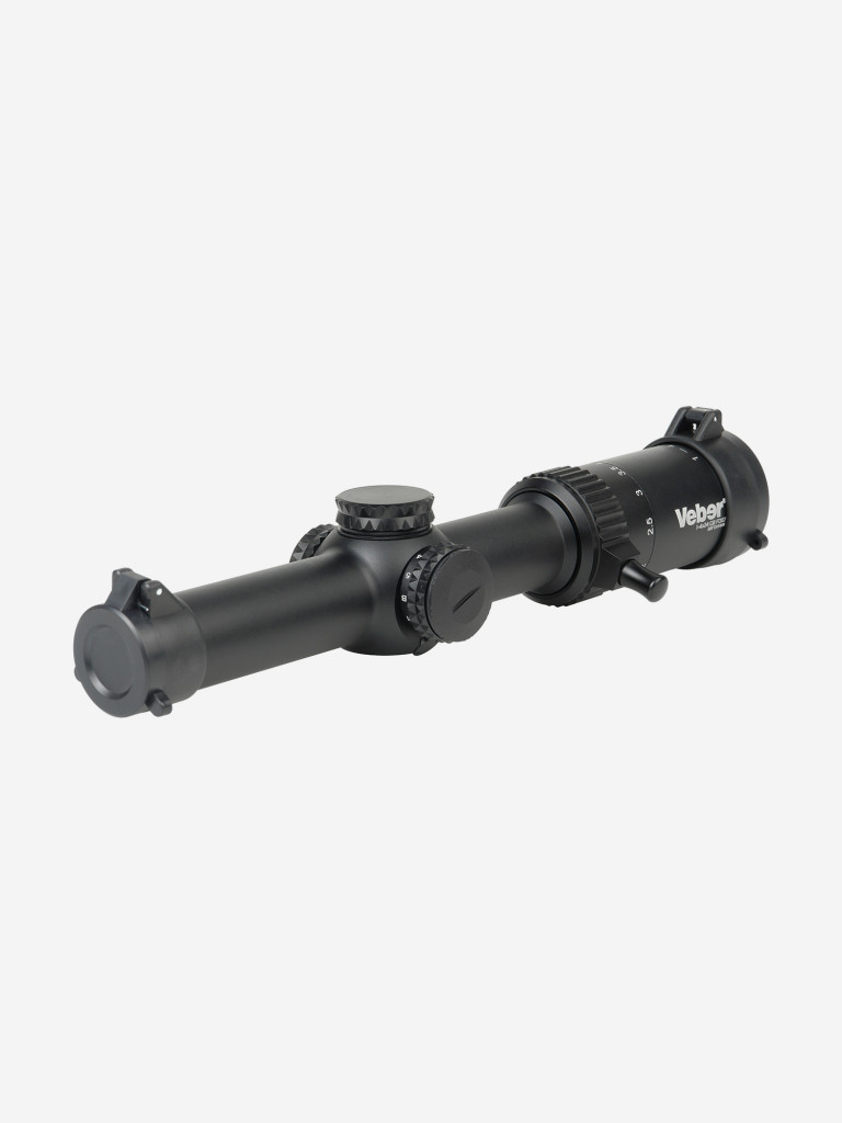 Прицел оптический Veber Wolf 1-4х24 GB FD07 Загонник