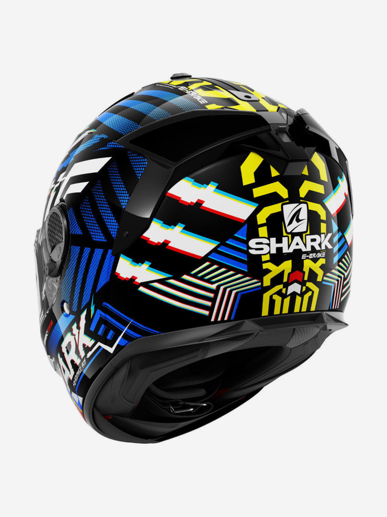 Мотошлем интеграл SHARK SPARTAN GT E-BRAKE DD-Ring MAT Black/Blue/Anthracite