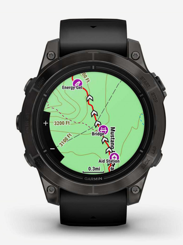 Спортивные часы Garmin EPIX PRO (Gen 2) Sapphire Edition 47 мм, титановый, угольно-серый DLC, черный ремешок