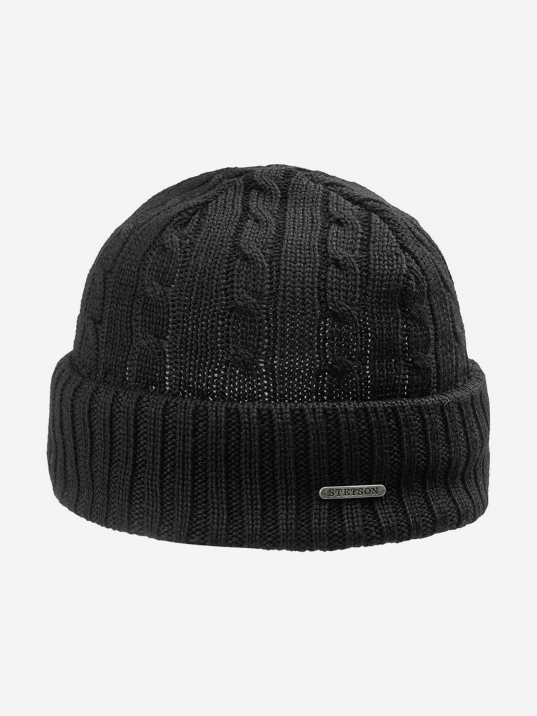 Шапка с отворотом STETSON 8699352 GEORGIA (черный)