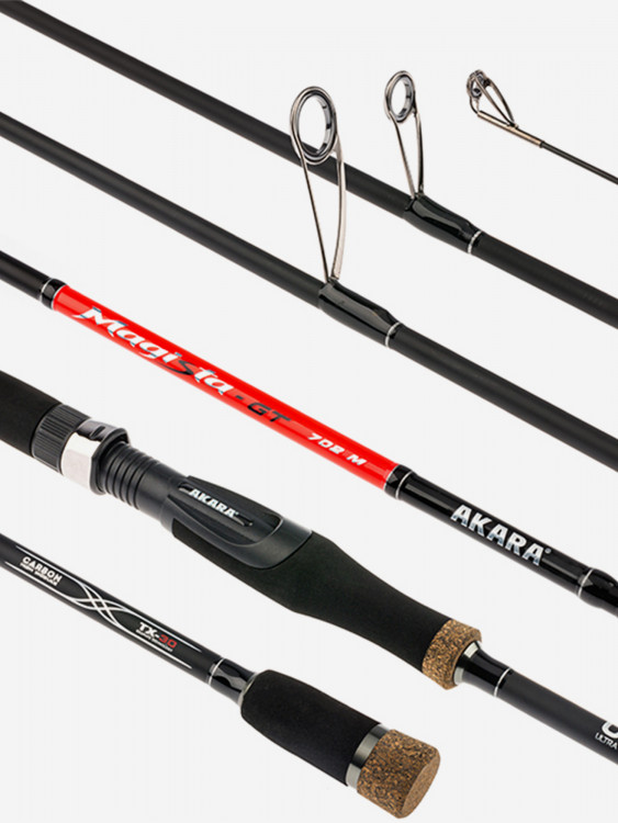 Спиннинг штекерный углеволоконный 2 колена Akara Magista GT M902 (5,5-27) 2,7 м