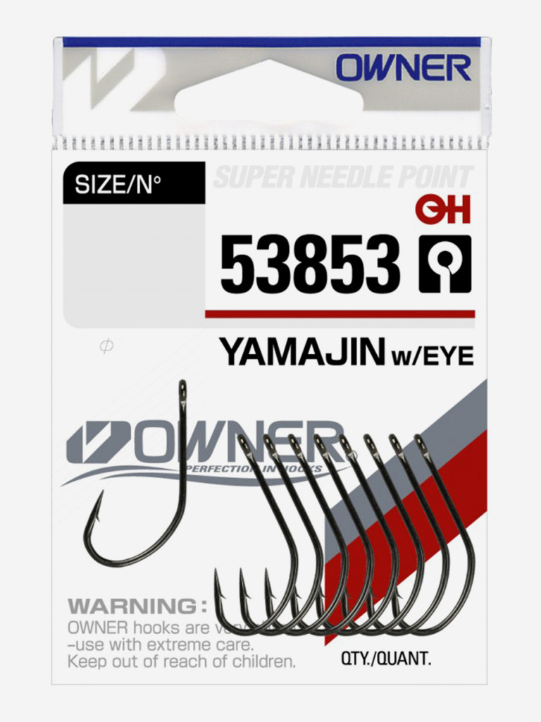 Крючок OWNER Yamajin w/eye BC №6 11шт