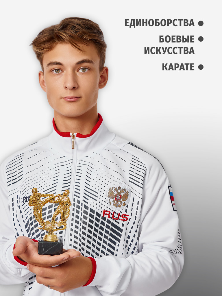 Кубок для награждения победителей Карате 4 шт. Награда для спорта и конкурсов.