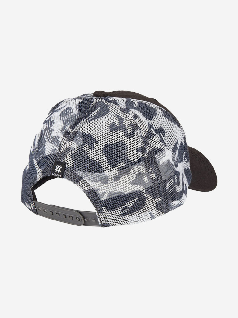 Бейсболка Norfin GREY/BLACK для рыбалки и охоты