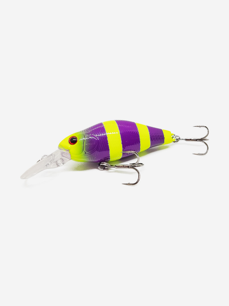 Воблер Mottomo DJ Crank 52F 8g Violet Chartreuse