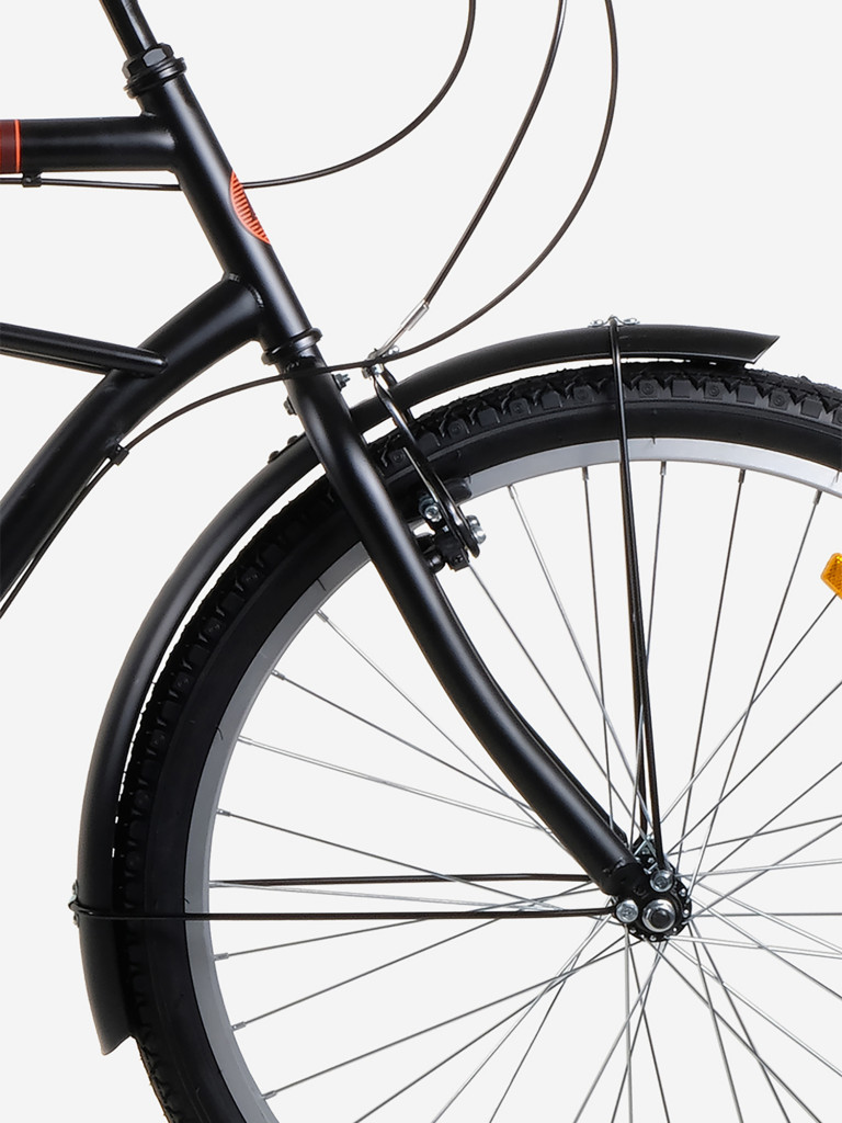 Велосипед NEXTbike Chopper, 26 дюймов, городской, чёрный, 18.5-дюймовая рама