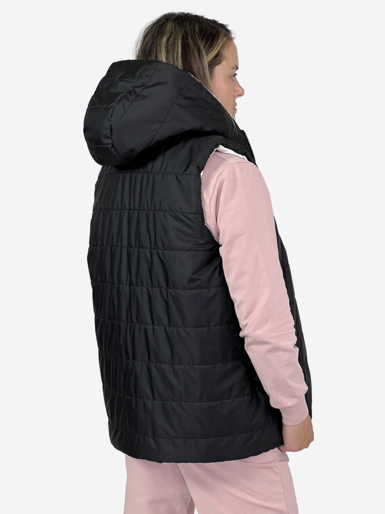 Жилетка женская утепленная двусторонняя с капюшоном Pater'c Legion