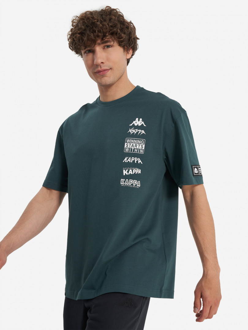Футболка мужская Kappa Зеленый 1999₽