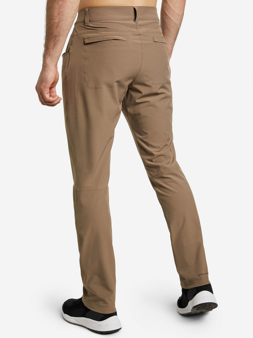 фото Брюки мужские columbia outdoor elements stretch pant, коричневый