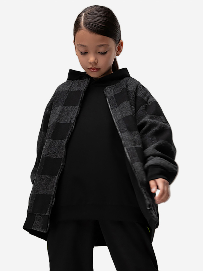 Бомбер оверсайз в клетку bodo