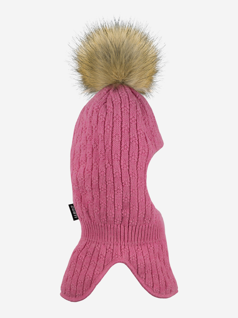 Шапка-шлем для девочки GUSTI GW25AC1229G-PINK