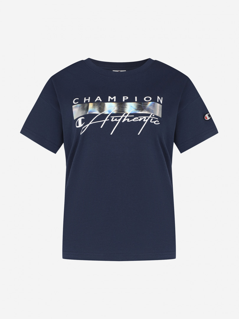Футболка женская Champion Glossy Синий 1899₽