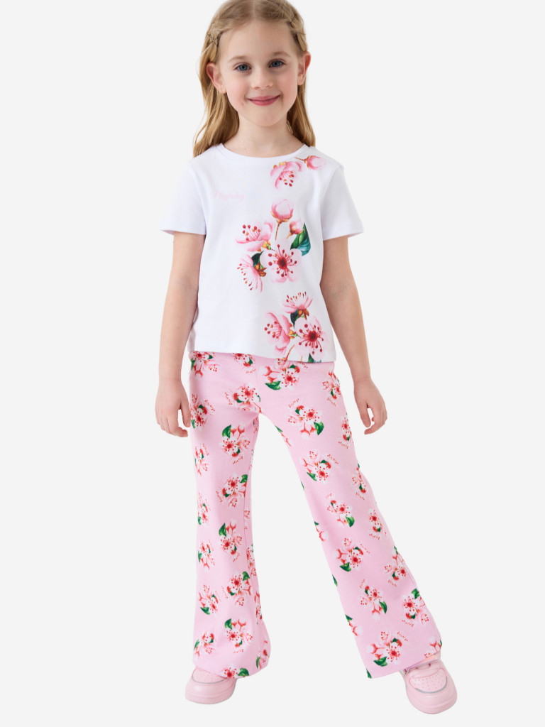 Комплект для девочек: футболка, брюки PlayToday