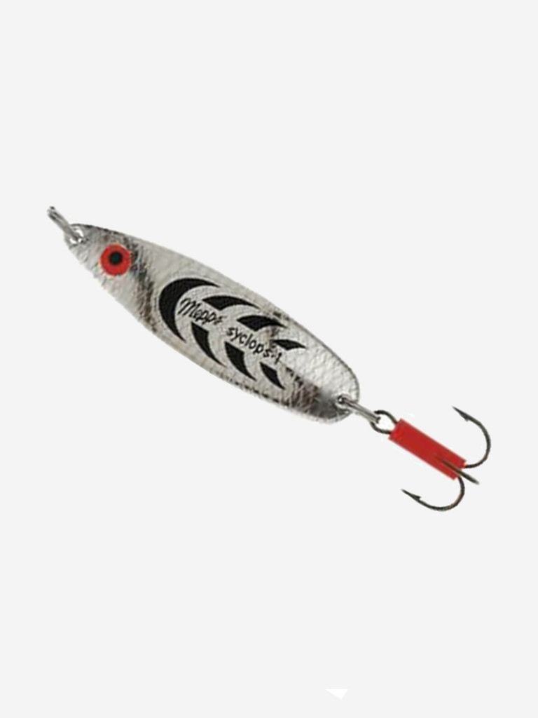 Блесна колебалка для рыбалки Mepps SYCLOPS, 1, SILVER/Black, 1 штука