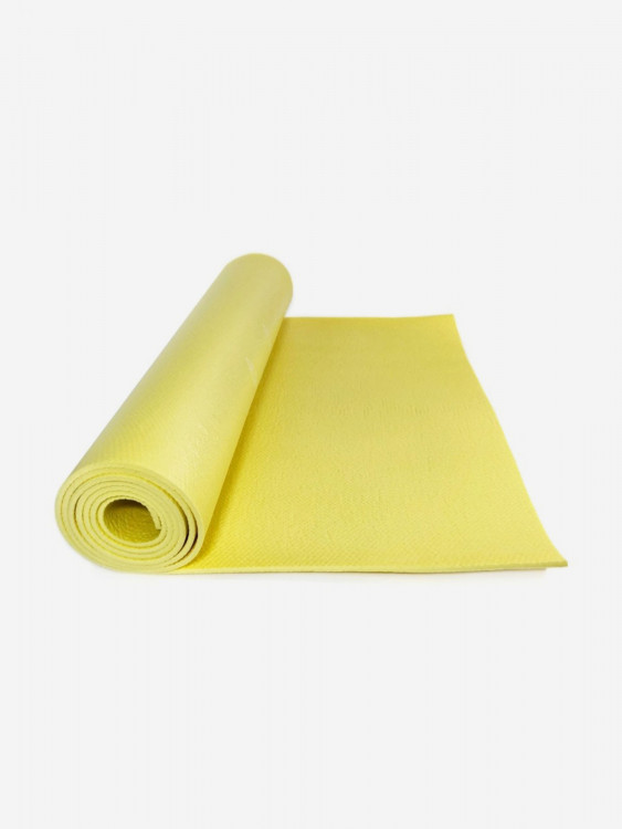 Коврик для йоги Чакра Манипура желтая Рамайога 185х60х0,45