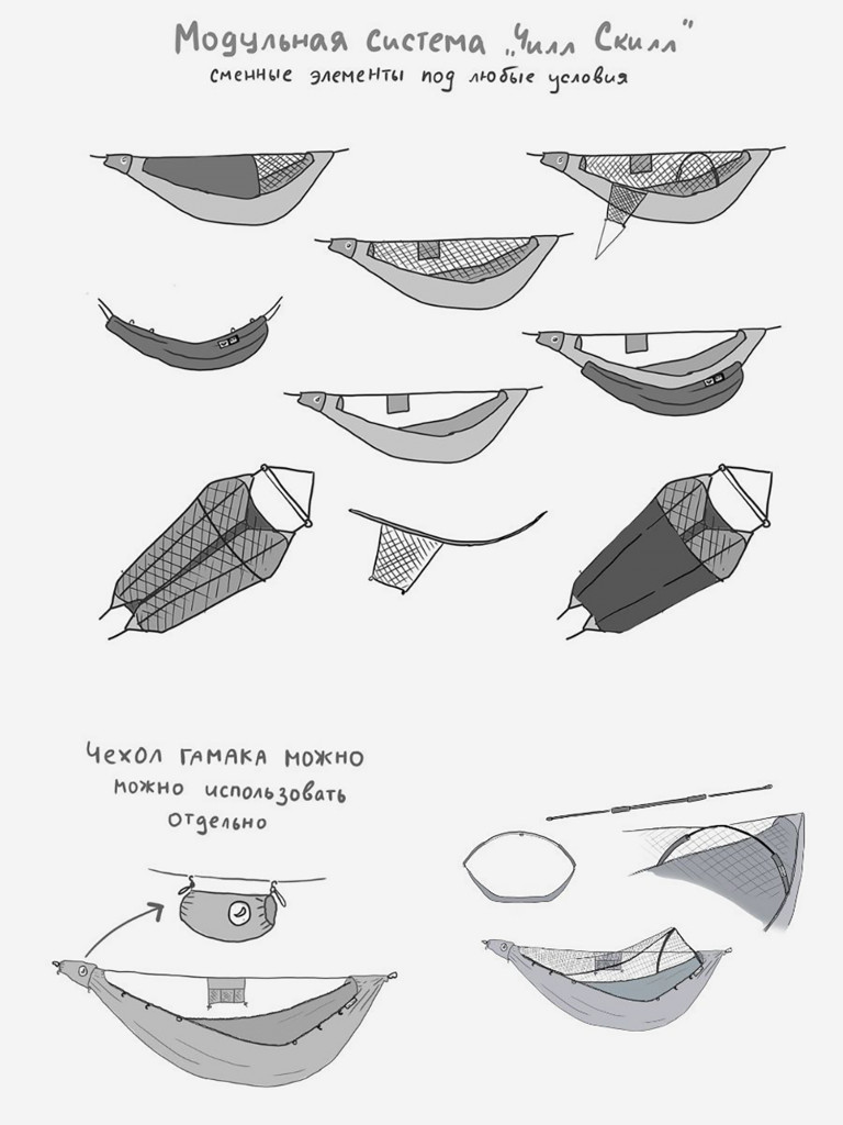 Гамак ЧиллСкилл Повеса Олива 335x165